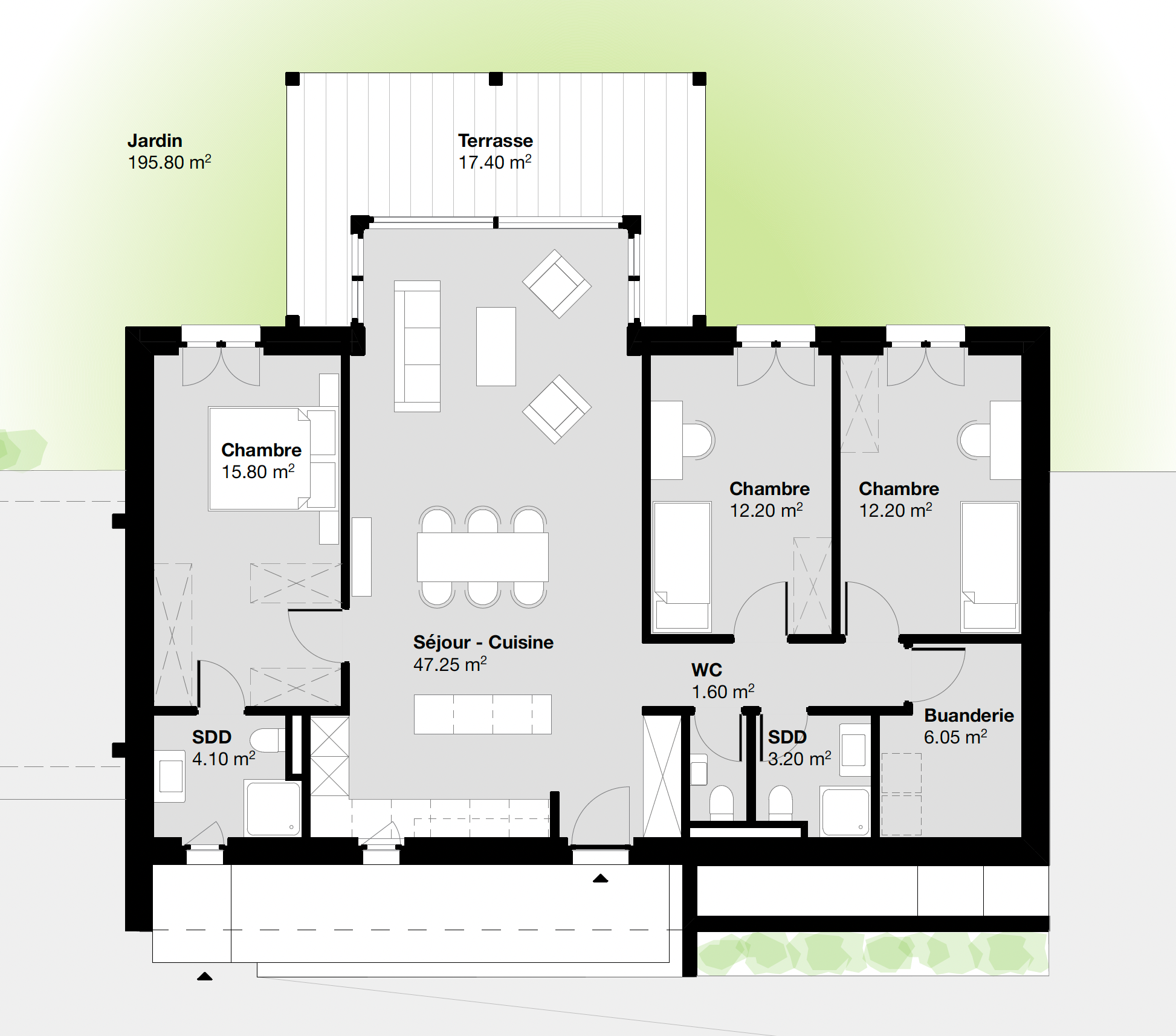 appartement 4 Pièces en vente sur Arzier Le Muids (1273)